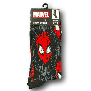 3/$20 Marvel Spider-Man Funny Novelty Crew Socks - NWT